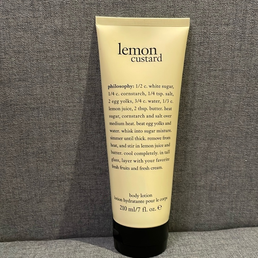 NEW Philosophy 7 oz Lemon Custard body lotion